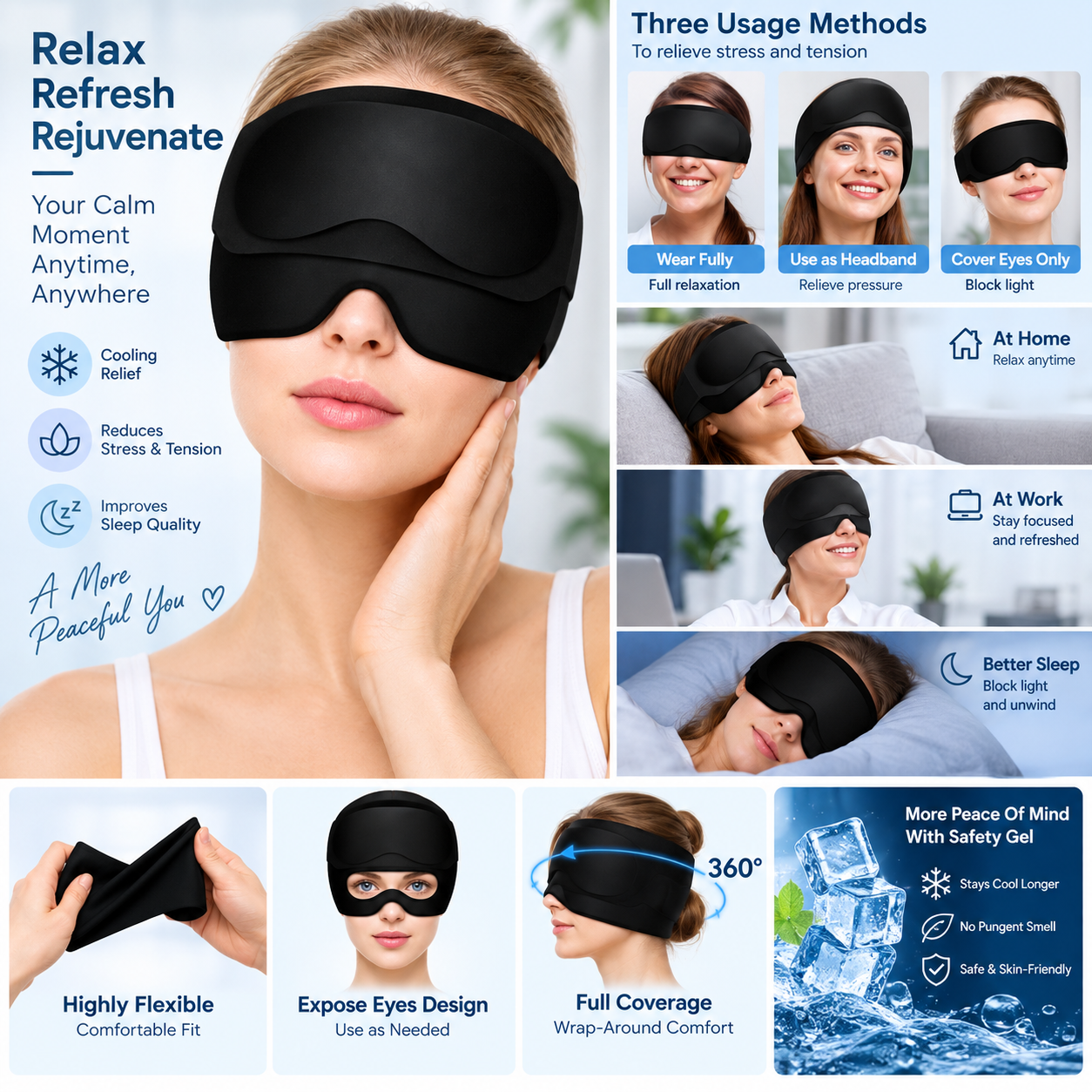 FrostVeil Eye Mask