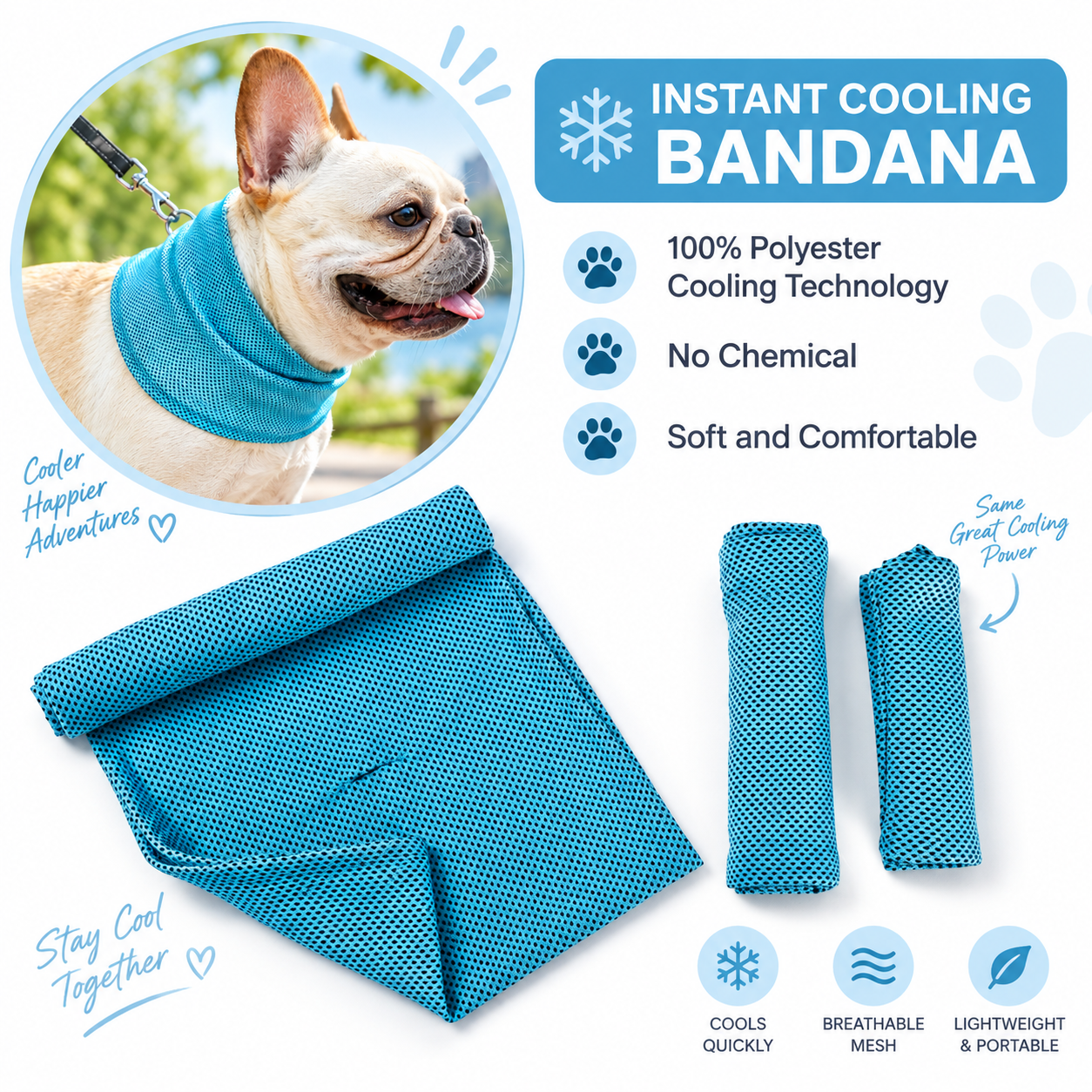 Chill Paw Bandana — view 2
